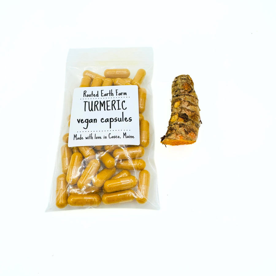 turmeric supplement, organic and vegan