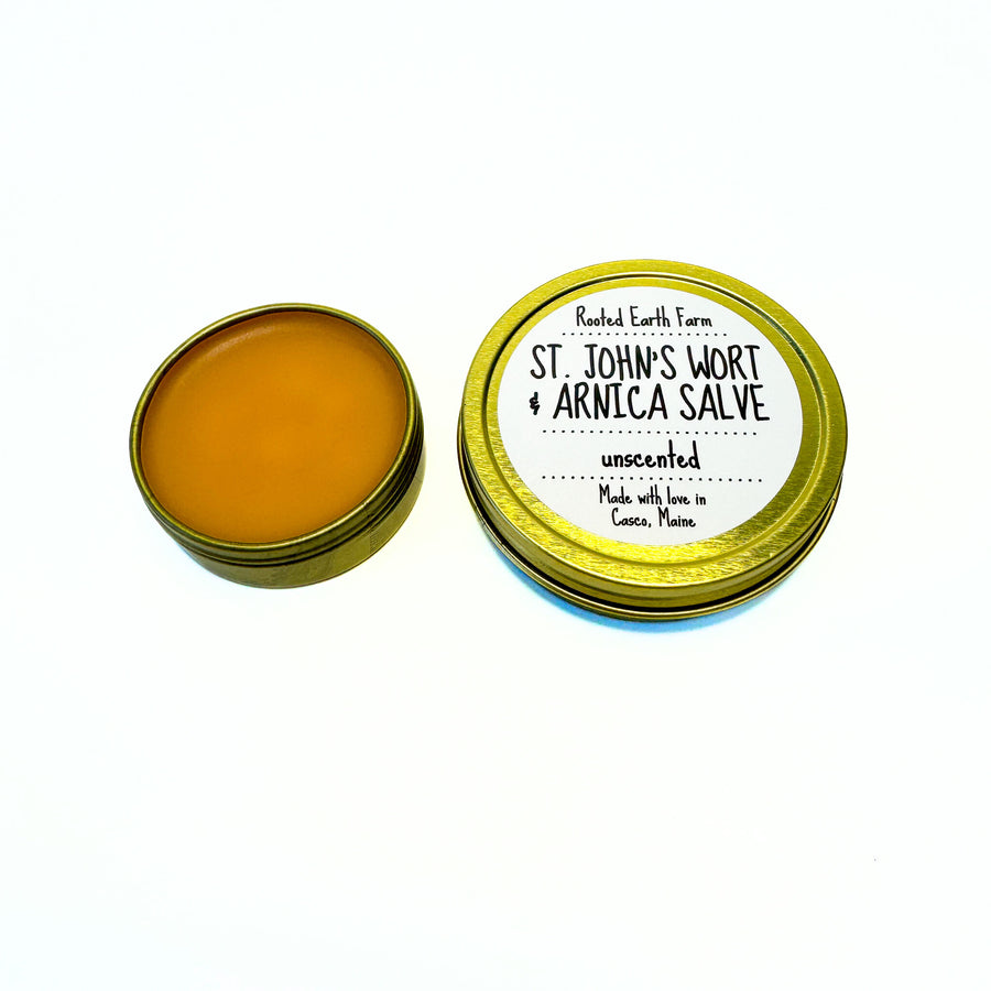 unscented arnica cream, infused with st john's wort flowers