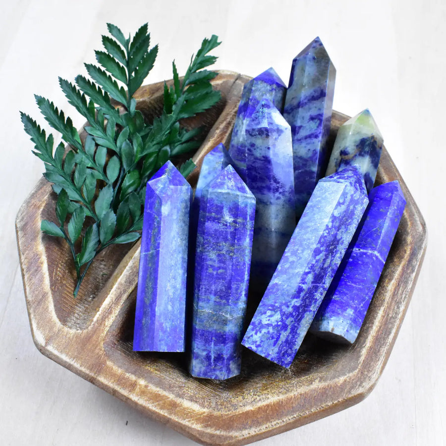 Lapis Lazuli crystal gemstone point