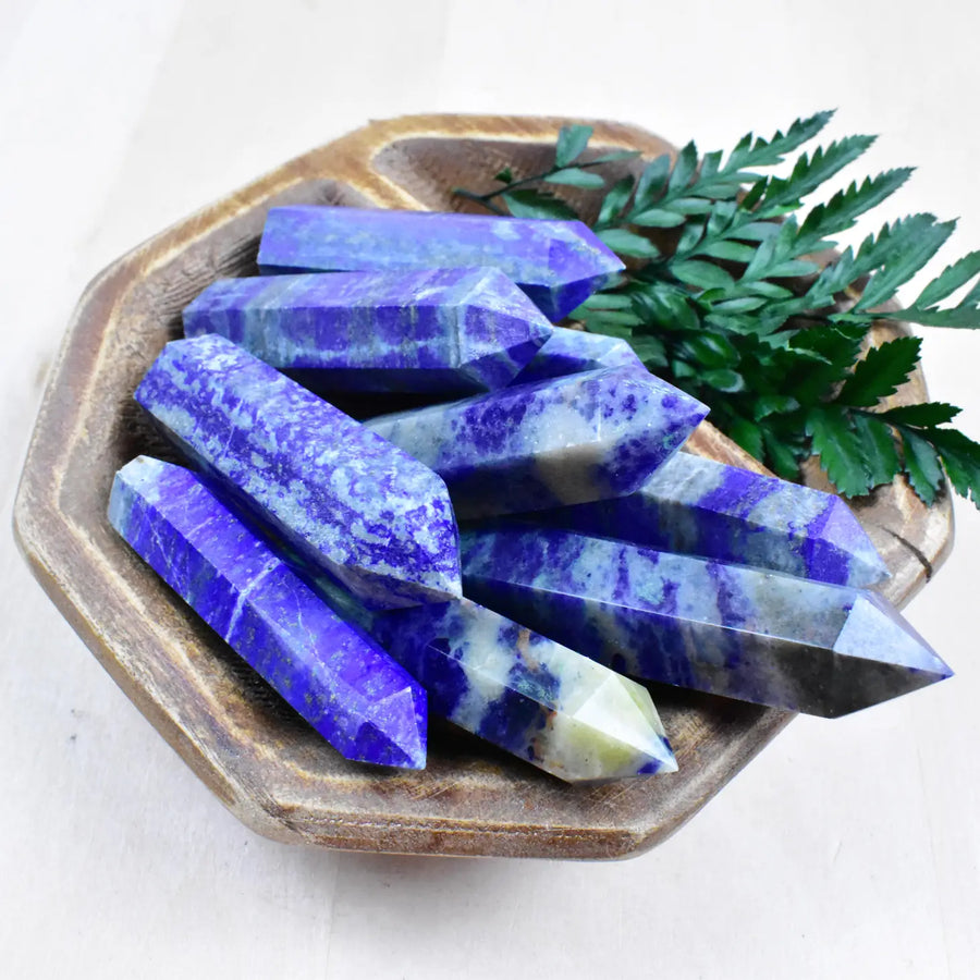 Lapis Lazuli gemstone crystal point