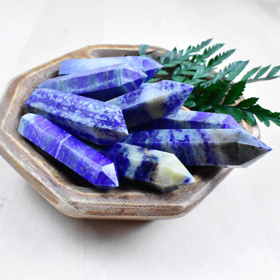 Lapis Lazuli gemstone crystal point