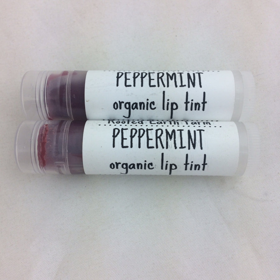 peppermint lip stain, natural, no mica