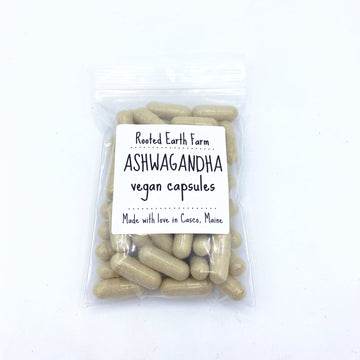 ashwagandha capsules, herbal supplement