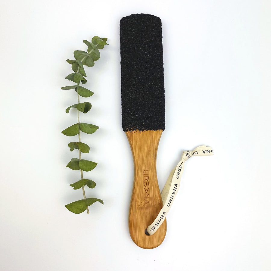 bamboo pumice stone foot paddle