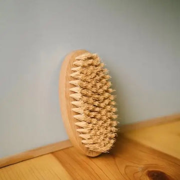 beard brush, vegan bamboo beard brush