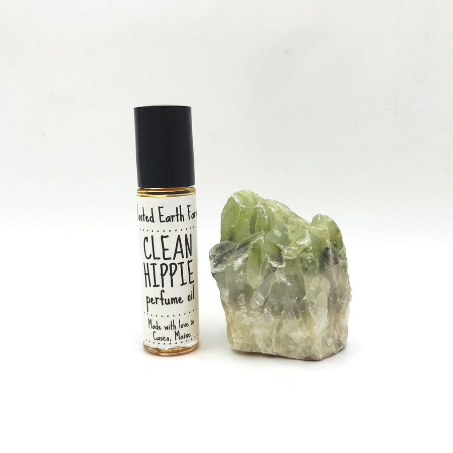 clean hippie perfume oil, natural perfume, peppermint perfume, patchouli perfume