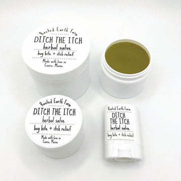 Itch Relief salve, herbal cream for bug bites, rashes