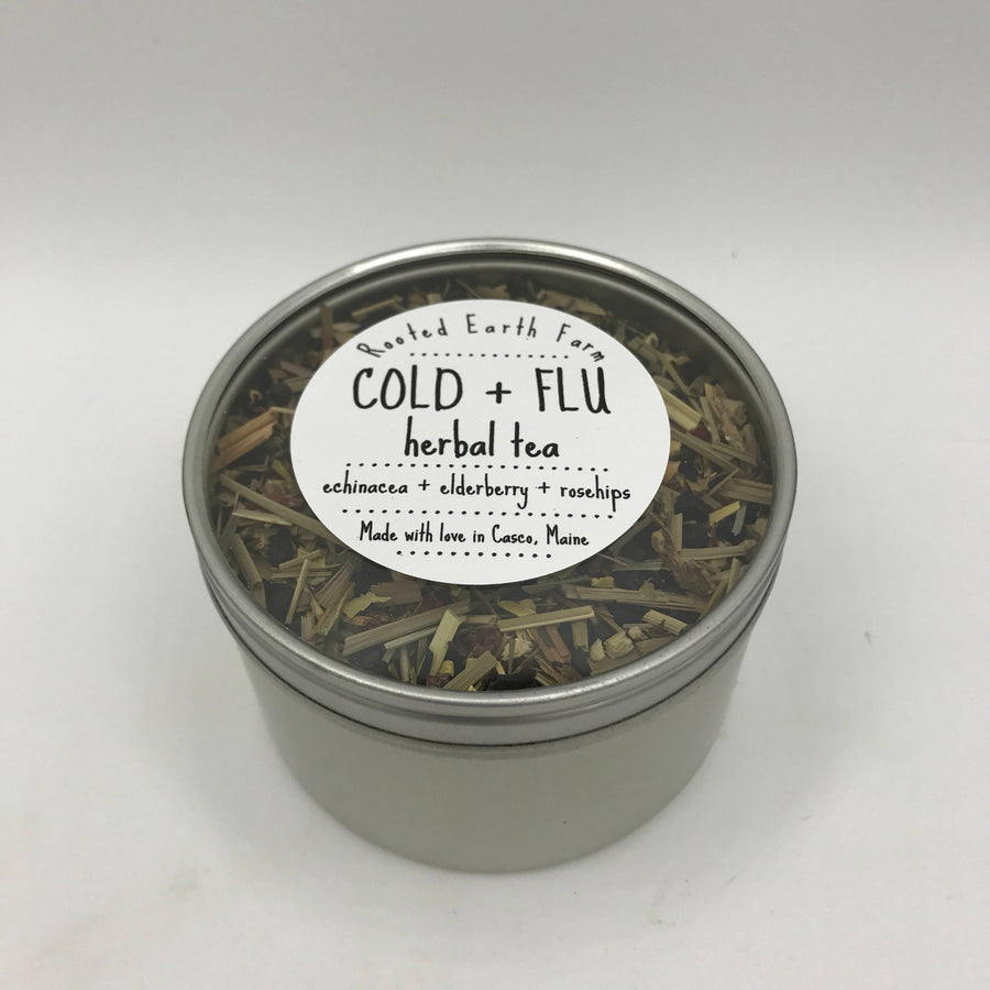 echinacea herbal tea, loose leaf herbal tea, Cold and Flu Herbal Tea