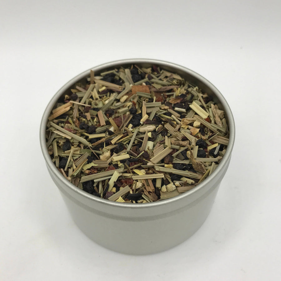 elderberry herbal tea, natural tea, organic herbal tea, loose leaf tea, Cold and Flu Herbal Tea