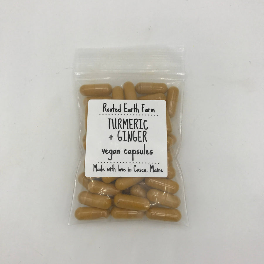 Organic Turmeric and Ginger Vegan Capsules