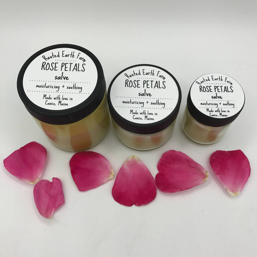 Rose Petals Salve – Rooted Earth Farm + Apothecary