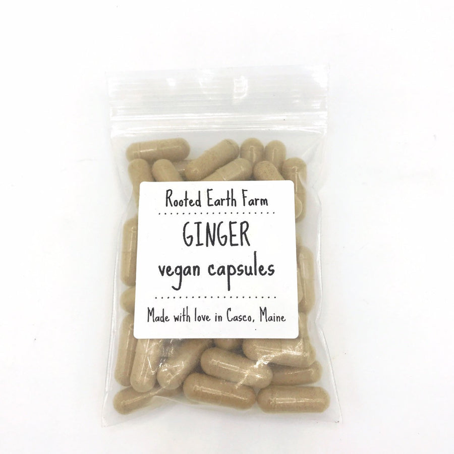 Organic Ginger Vegan Capsules