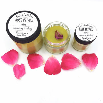 rose petals salve, rose scented cream